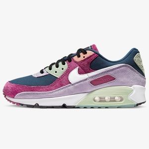 Nike Air Max 90 NRG Snickers Shoes Bordeaux Armony Navy DM0035-500